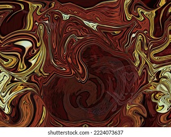 This Is A Digital Abstract Art. It Looks Like A Monster With A Big Mouth.