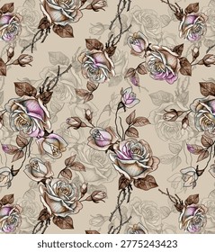 This digital textile design