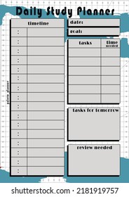 This Is An Easy To Use Minimal Daily Planner.