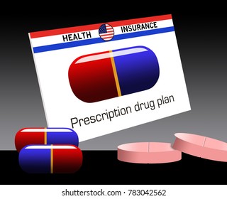 This Is A Generic National Healthcare Prescription Drug Plan Card.