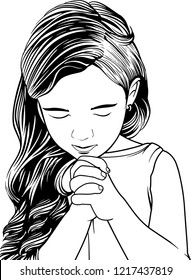 Pray Drawing Hd Stock Images Shutterstock