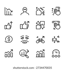 This high resolution vector collection features cutting-edge AI and machine learning icons in a professional minimalist style. Designed in a symmetrical grid, each symbol illustrates neural networks, deep learning, automation, and robotics with ultra sharp lines. Perfect for tech startup websites, AI software dashboards, and futuristic UI UX interface designs.