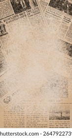 This high-resolution digital background presents a sophisticated study in vintage grunge aesthetics, featuring a layered arrangement of aged newspaper textures and distressed paper elements. The composition focuses on a rich tapestry of historical media, showcasing fragments of antique typography, faded journalistic columns, and weathered headlines that evoke a profound sense of nostalgia and literary history. Rendered in a warm palette of sepia, parchment, and antique beige, the visual narrative highlights the natural oxidation and amber-toned staining that occurs over decades. The surface is meticulously detailed with fine scratches, subtle ink bleeds, and organic discolorations, providing a tactile and authentic quality that bridges the gap between physical ephemera and modern digital design.
The artwork centers on the intersection of archaeological texture and creative storytelling. Each layer of the composition is defined by torn paper edges and frayed fibrous borders, creating a sense of structural depth and chronological complexity. This versatile asset serves as an exceptional foundation for high-end book cover designs, heritage branding, and sophisticated editorial layouts centered on history, genealogy, or classical literature. The distressed finish and atmospheric grit make it a premier choice for cinematic title backgrounds, period-piece marketing materials, and artisanal product packaging. Because the artwork is rendered with edge-to-edge precision and sharp definition, the microscopic details of the paper grain and the faded serif fonts remain perfectly crisp at any scale, from mobile interfaces to large-format physical wall decor and professional textiles.
Creative professionals can utilize this premium visual for a wide range of applications, including scrapbooking templates, antique-themed social media graphics, and restaurant menu designs seeking a rustic, traditional atmosphere. The balanced distribution of the neutral earth tones ensures a harmonious and impactful presence that is both timeles