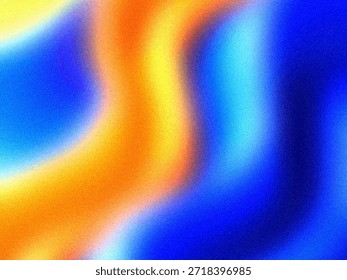 This highresolution stock image features a beautifully blended abstract background with smooth transitions between blue, yellow, and orange colors. Ideal for use in graphic design, web design