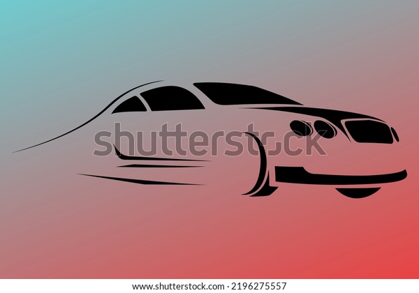 this is an\
illustration of a fast and cool\
car