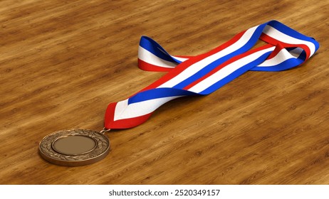 This illustration features a detailed award medal with a vibrant ribbon, symbolizing achievement and recognition. Perfect for celebrating success in competitions, events, and personal milestones. - Powered by Shutterstock