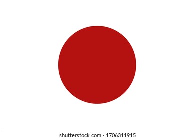 This is illustration of japan flag
