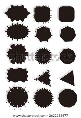 This illustration is a simple speech bubble frameset