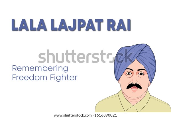 このイラストは インドの自由の戦士ララ ラジャット レイのための特別なイラストです のイラスト素材