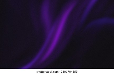 This image captures a stunning cosmic scene dominated by a vibrant nebula emitting deep purple and violet light. The nebula's luminous edges contrast sharply against the surrounding dark expanse, creating a sense of depth and infinity. The soft gradients and radiant glow suggest the presence of ionized gases and stellar activity, typical of diffuse nebulae found in space. The lack of stars or other celestial bodies emphasizes the nebula's ethereal beauty, making it the focal point of this breathtaking astronomical phenomenon.