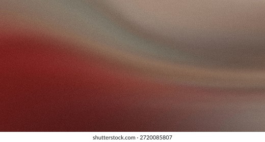 This image depicts an abstract sunset landscape with a blend of warm and cool colors. The foreground features a gradient of red and orange hues, transitioning into a blend of green and brown tones in the middle ground. The background is a soft blend of blue and purple, creating a serene and calming atmosphere. The overall composition is blurred, giving it a dreamy and ethereal quality.