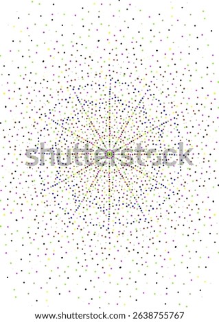 This image displays the pattern of "Eisenstein primes," a special type of prime number in mathematics, forming a flower-like or star-like shape.