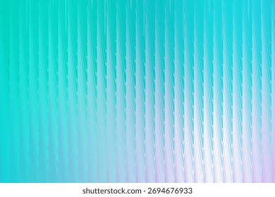 This image features an abstract background with a gradient of turquoise and white, creating a textured pattern that mimics vertical frosted glass panels with subtle color shifts.