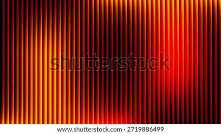 This image features a captivating pattern of vertical stripes that transition from warm hues of orange and yellow at the top to deep reds and browns at the bottom. The smooth gradient and subtle blurring effects create a sense of depth and movement, evoking a warm and energetic atmosphere.