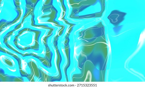 This image features a close-up view of abstract turquoise swirls with varying shades of blue, green, and white. The swirls create a mesmerizing pattern that evokes a sense of calmness and tranquility. The smooth transitions between colors and the fluid movements of the swirls give the image a dynamic yet soothing appearance.