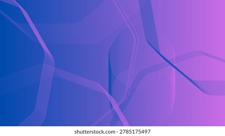 This image features a mesmerizing abstract background with wavy lines in shades of purple and blue, gradating from deep blue to bright purple, creating a dynamic visual effect