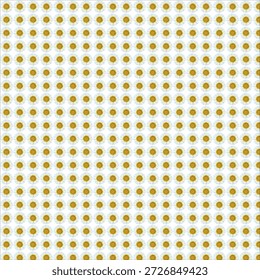 This image features a seamless pattern of small yellow flowers on a white background. The delicate and simple design creates a sense of elegance and beauty, making it perfect for use in digital art, illustration, graphic design, and wallpaper decoration. The repeating motif is ornate yet charming, evoking a sense of innocence and naivety. The pattern is ideal for inspiring creativity and imagination, and can be used in various artistic and visual projects.