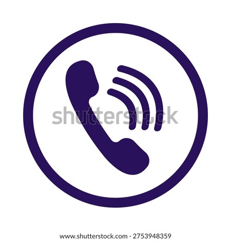 This image features a stylized icon of a smartphone with a curved design, displaying three signal waves emanating from the bottom, symbolizing connectivity and communication.