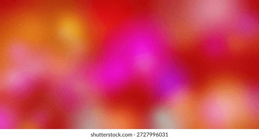 This image features a vibrant and abstract colorscape with a soft, blurred effect. The colors transition smoothly from warm oranges and yellows to cool purples and pinks, creating a visually appealing gradient. The lack of distinct shapes or objects gives it a dreamy, ethereal quality.