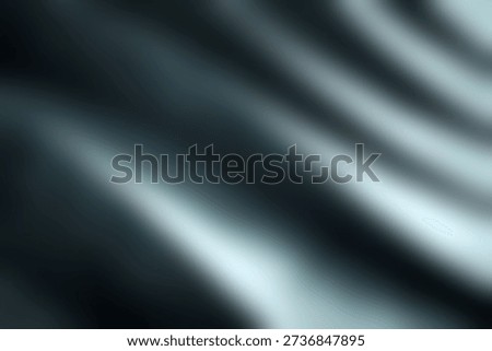 This image showcases an abstract design featuring smooth gray wavy textures, accentuated by soft light and shadows, perfect for modern decor and artistic projects.