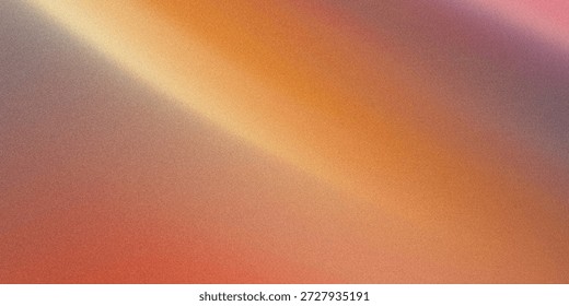 This image showcases an abstract gradient of warm sunset hues, transitioning from soft oranges to deep purples. The gradient creates a sense of depth and movement, evoking a tranquil and serene atmosphere. The subtle texture adds a tactile element, enhancing the visual appeal. This image could be used as a background or a wallpaper to bring a calming and aesthetic vibe to any setting.