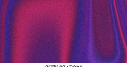 This image shows a gradient fabric drape with a textured appearance, rendered as a vector illustration in shades of magenta