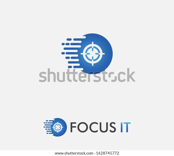 This Logo Company Named Focus Where Stock Illustration