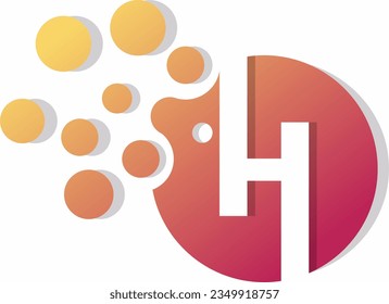 This logo is made using letter H in simple   modern style  This logo has high level legibility in various sizes   can be used various media and ease  This awesome logo would be perfect 