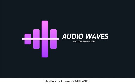 This is a logo of a visualizer or audio waves. you can use it to get some idea of a logo you are making