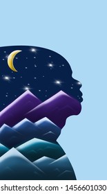 This is man in the night sky