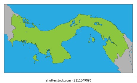 This is a map of Panama.