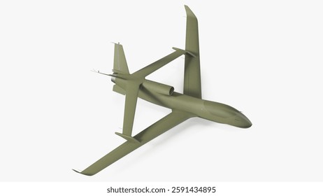 This model features a sleek, aerodynamic structure ideal for reconnaissance missions. Its advanced design supports efficient high-altitude monitoring.