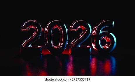 This modern visual of 2026 represents the future, progress, and new beginnings. Designed with a clean and professional style, the image symbolizes forward planning, innovation, and growth. It is ideal for business, finance, technology, and corporate projects related to the upcoming year. The balanced composition and premium look make it suitable for marketing campaigns, presentations, websites, social media, and editorial use. Perfect for themes such as goal setting, strategic planning, financial forecasting, and new year concepts, this image communicates confidence, optimism, and a future-focused mindset.
