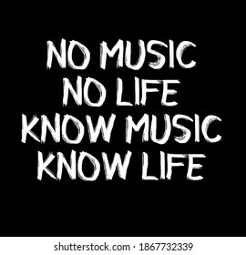 No Music No Life 图片 库存照片和矢量图 Shutterstock