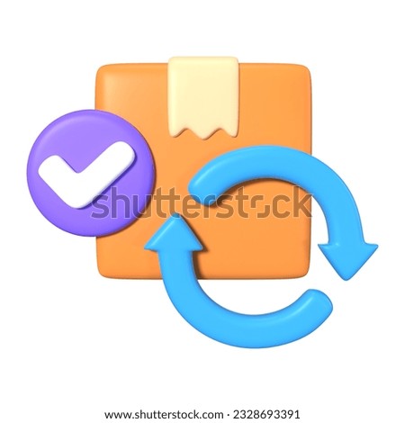 This is Order Cancel 3D Render Illustration Icon, high resolution jpg file, isolated on a white background