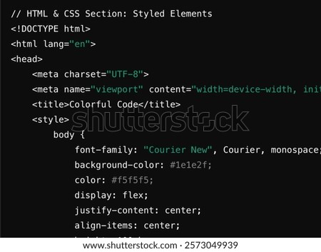 This is a photo of nonsensical code for background or example purposes. 