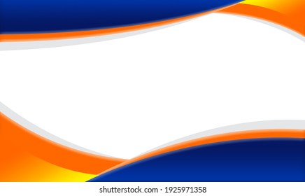 This picture frame with a blend of blue and orange is perfect for bagrounds, wallpapers, etc