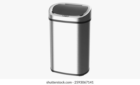 This sensor-operated trash can is designed for contemporary kitchens, providing convenience and hygiene with effortless operation.