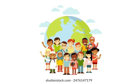 This series of illustrations aims to depict the positive and heartwarming aspects of collaboration and strong family bonds. - Powered by Shutterstock