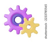 This is Services 3D Render Illustration Icon, high resolution jpg file, isolated on a white background