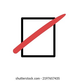 This Sign Or Symbol Is Used When You Are Wrong Or Disagree