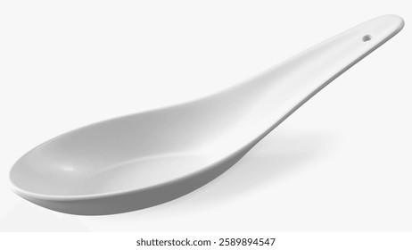 This sleek ceramic spoon is perfect for soups, stews, and more, featuring a durable and stylish design.