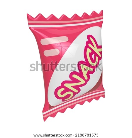 This is Snack 3D Render Illustration Icon, high resolution jpg file, isolated on a white background