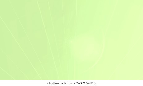 This soft, light green abstract background features subtle radiating lines that create a sense of depth and movement