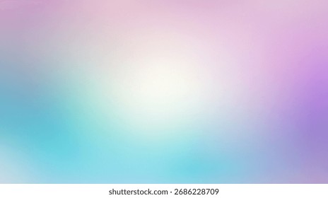 This soft pastel gradient background features a blurred texture in gentle tones of blue, pink, and lavender, perfect for creative projects and artistic applications.
