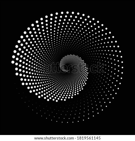 this is spiral dot background 