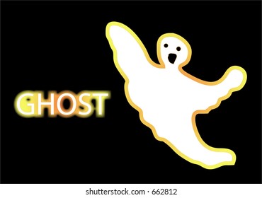 This is a spooky ghost.