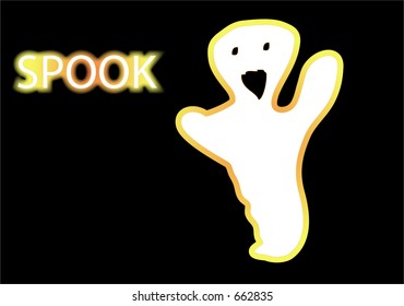 This is a spooky ghost.