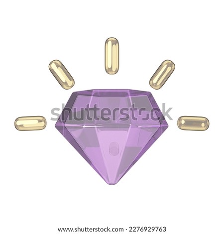 This is Value 3D Render Illustration Icon, high resolution jpg file, isolated on a white background