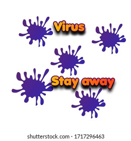 This Is A Virus Image Illustration. Stay Home Stay Safe, And Be Strong. 2020 Wallpaper India.